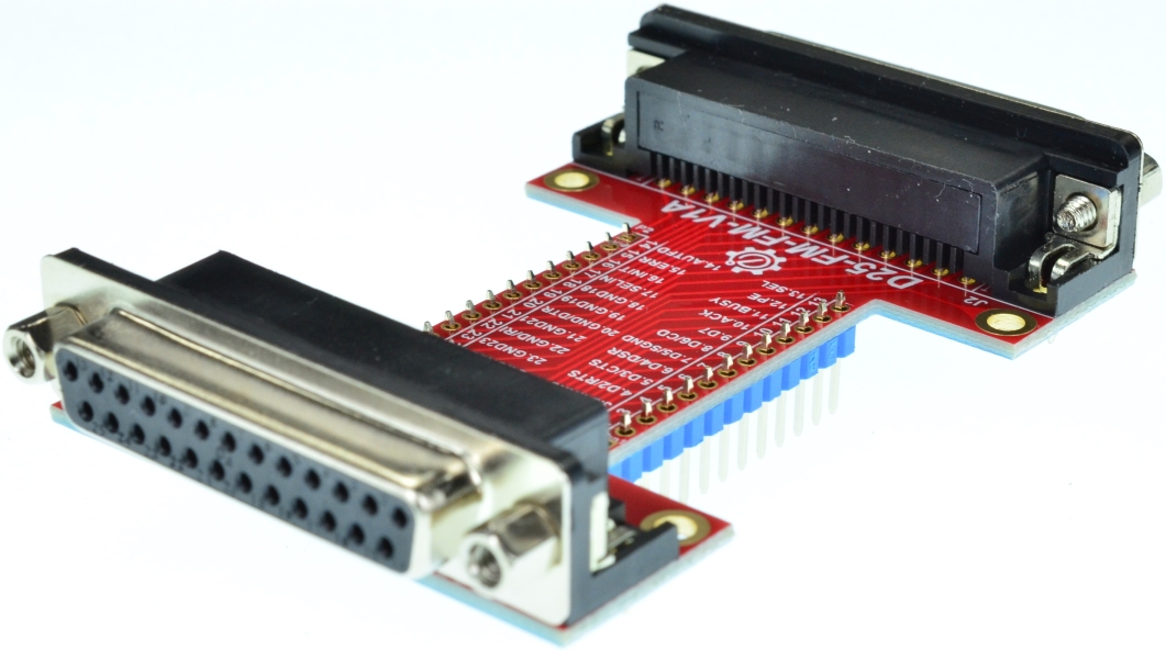 DB25 Female Printer Port connector Breakout Board